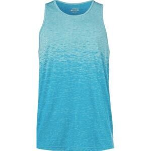 BCG‎ Running Men's Racerback Scoop Neck Sleeveless Tank in Blue Ombre Small $42